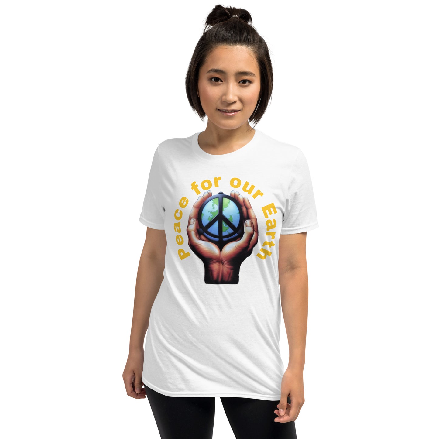 Kurzärmeliges Unisex-T-Shirt für Mann und Frau