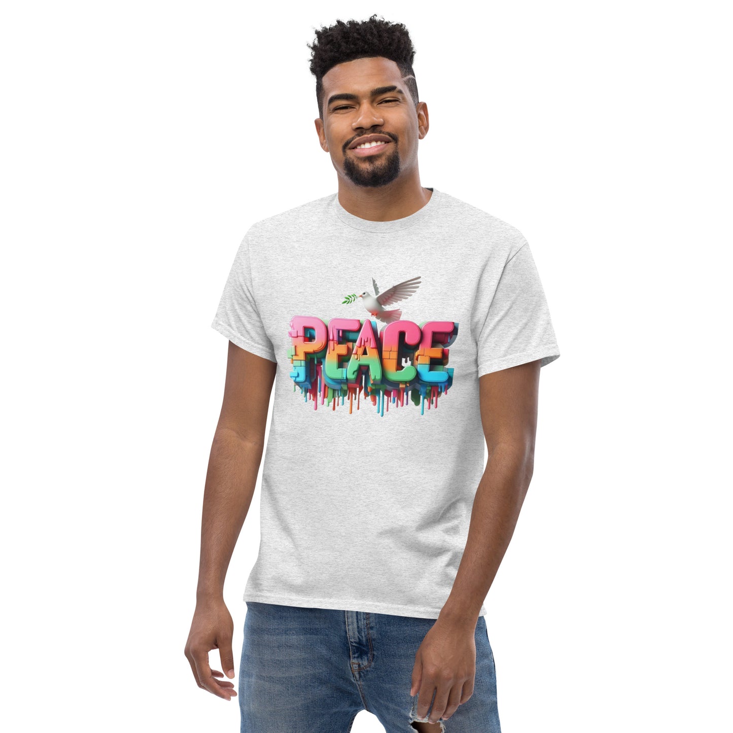 Men's classic tee, Peace