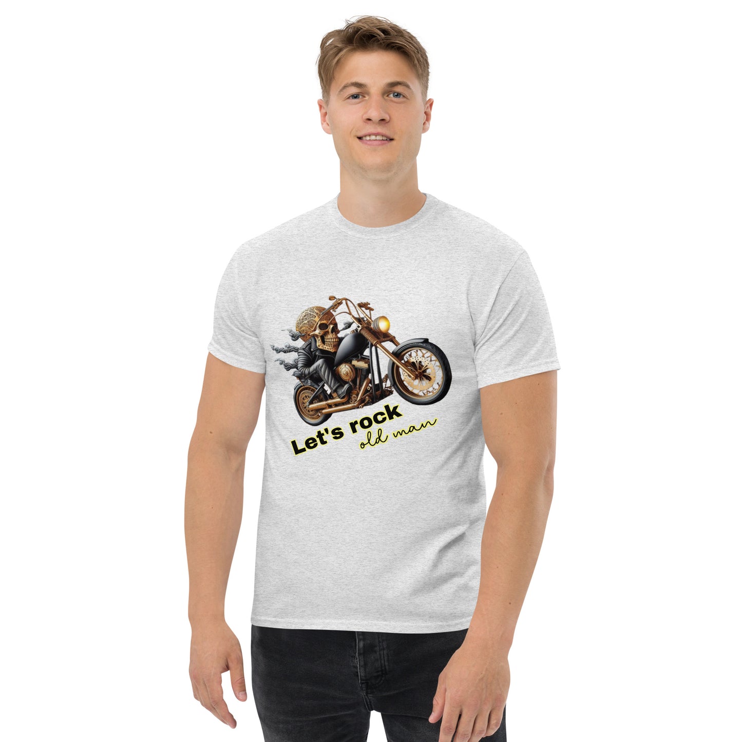 Unisex classic tee, Old Men, Motorad, Bike