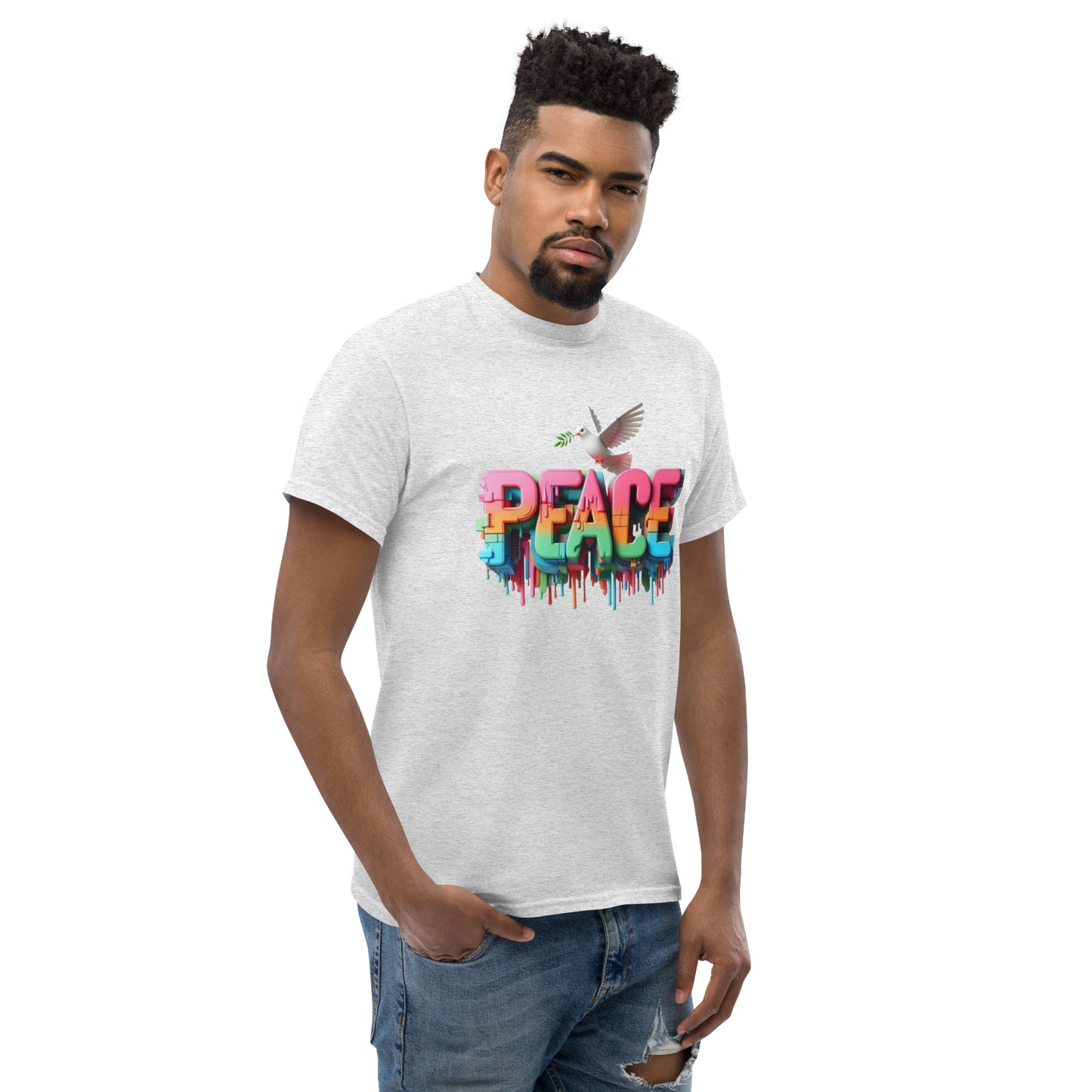 Men's classic tee, Peace
