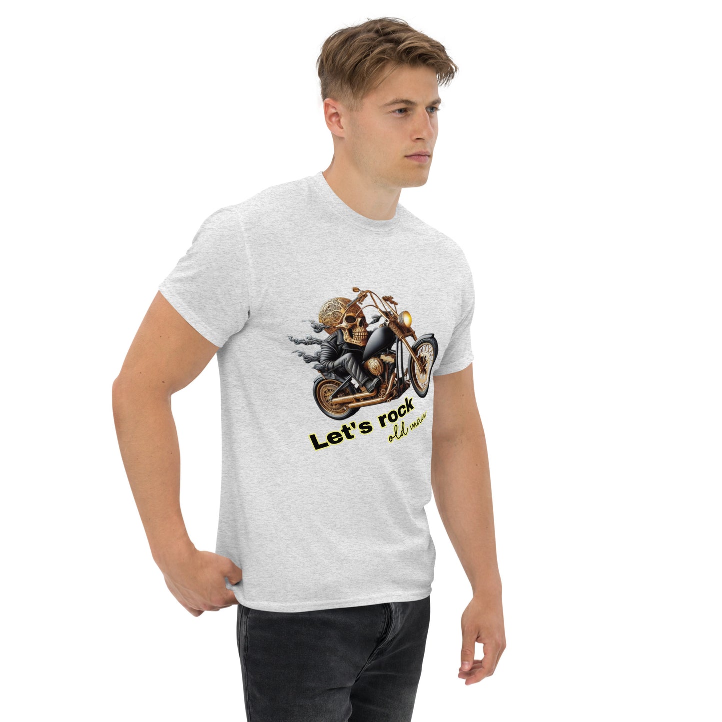 Unisex classic tee, Old Men, Motorad, Bike