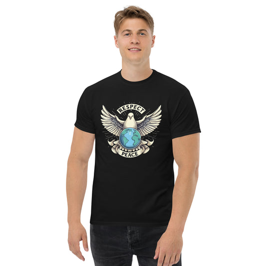 Unisex classic tee, Peace and Respect