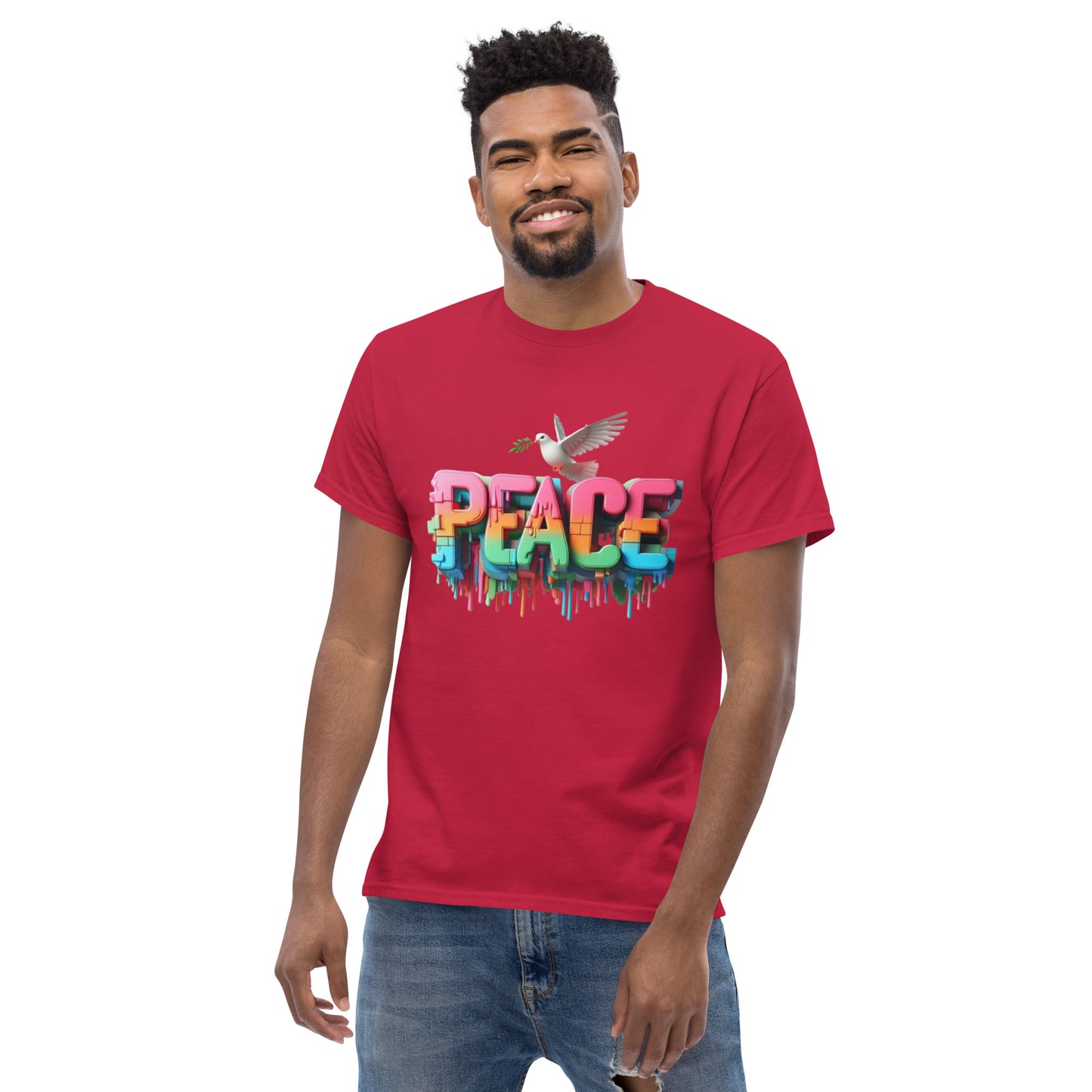Men's classic tee, Peace