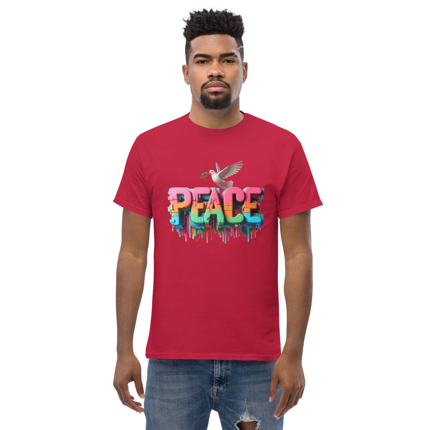 Men's classic tee, Peace
