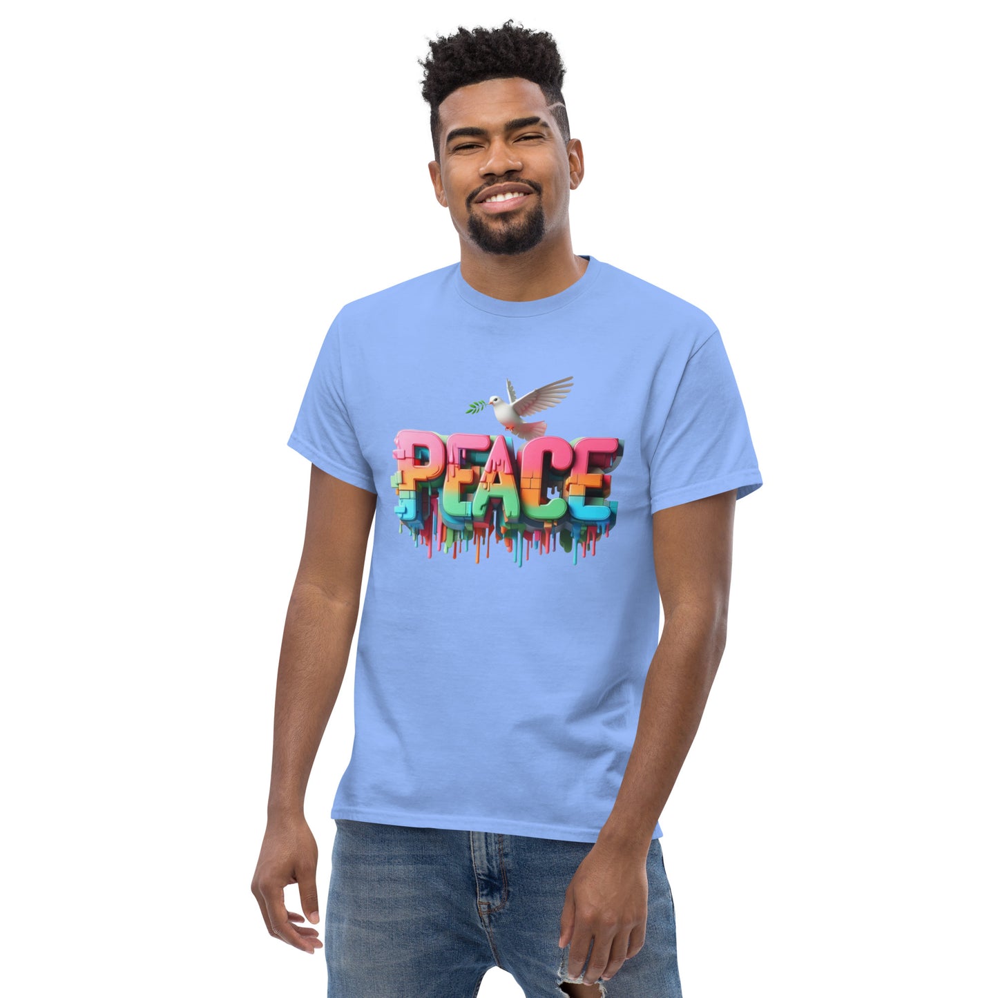 Men's classic tee, Peace
