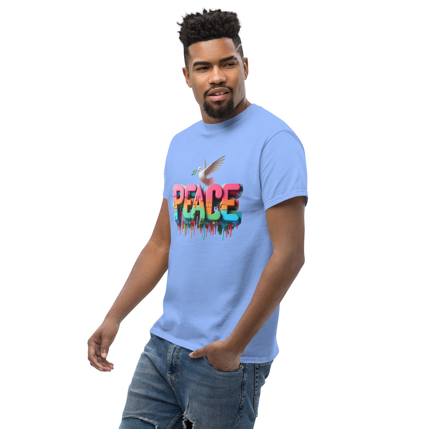 Men's classic tee, Peace