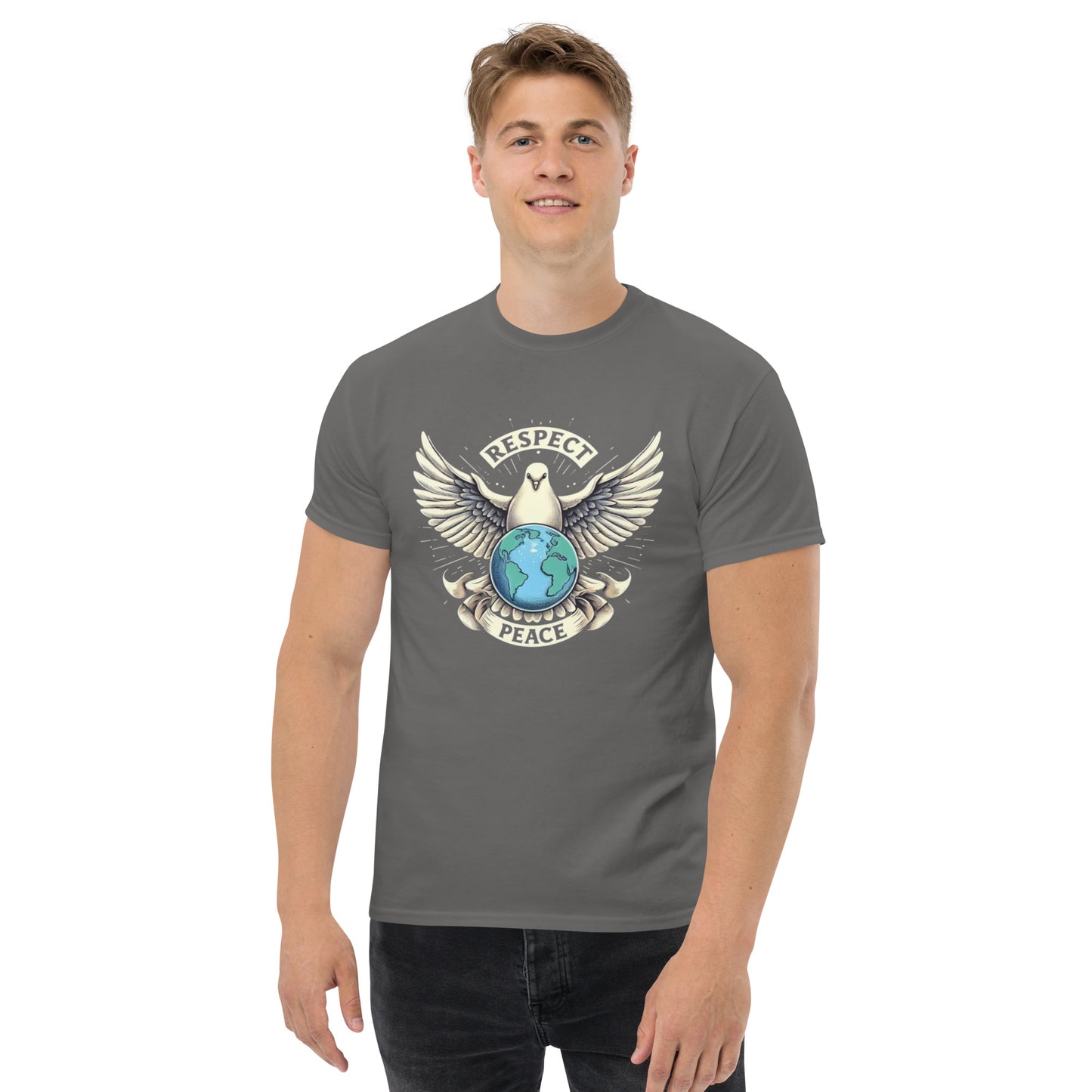 Unisex classic tee, Peace and Respect