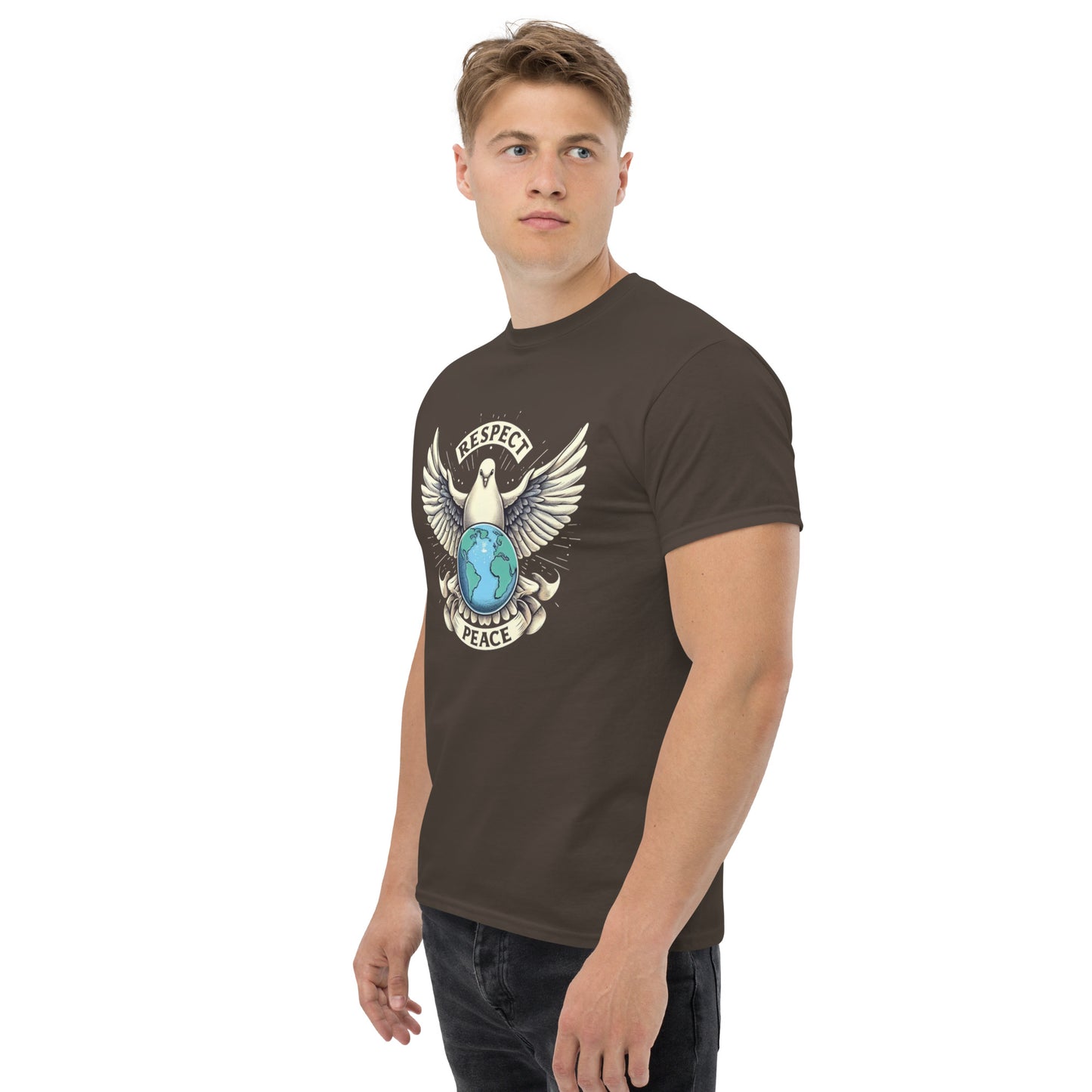 Unisex classic tee, Peace and Respect