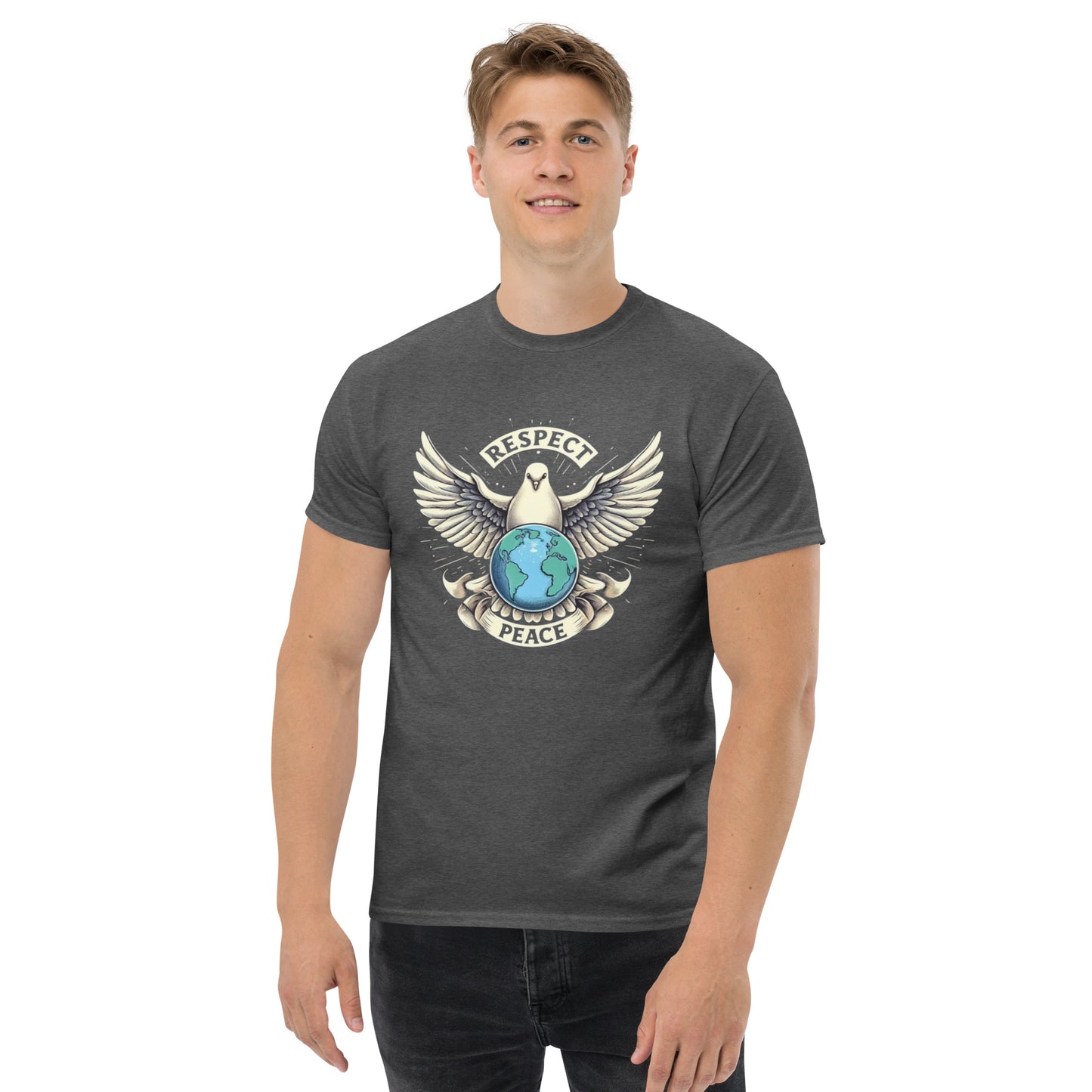 Unisex classic tee, Peace and Respect
