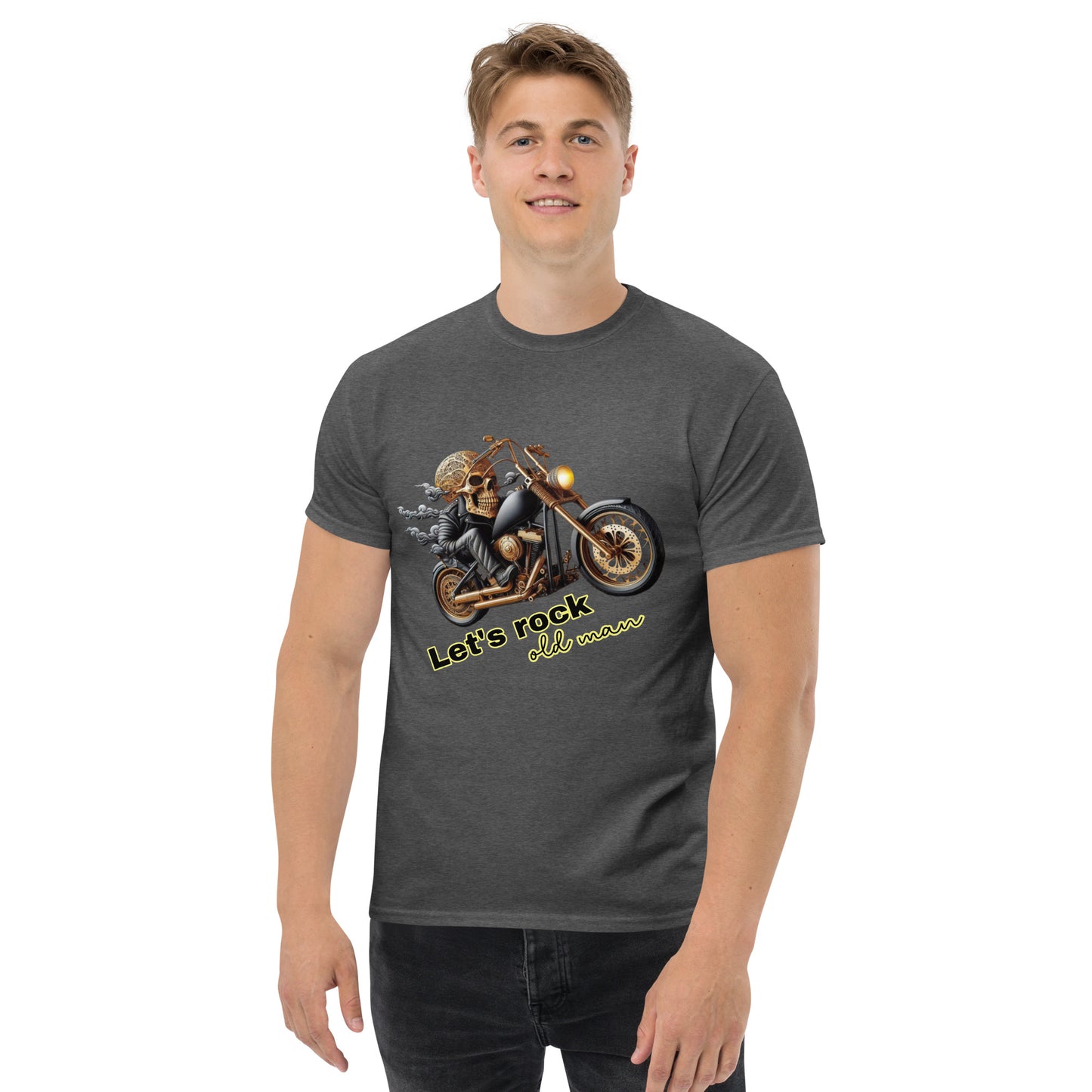 Unisex classic tee, Old Men, Motorad, Bike