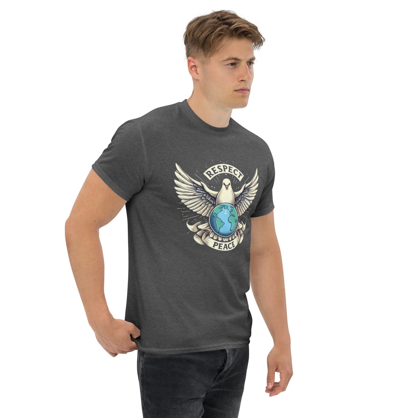 Unisex classic tee, Peace and Respect