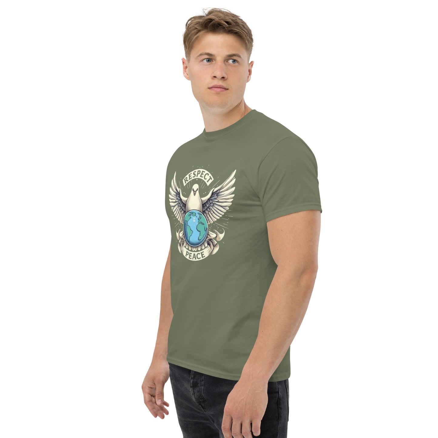 Unisex classic tee, Peace and Respect
