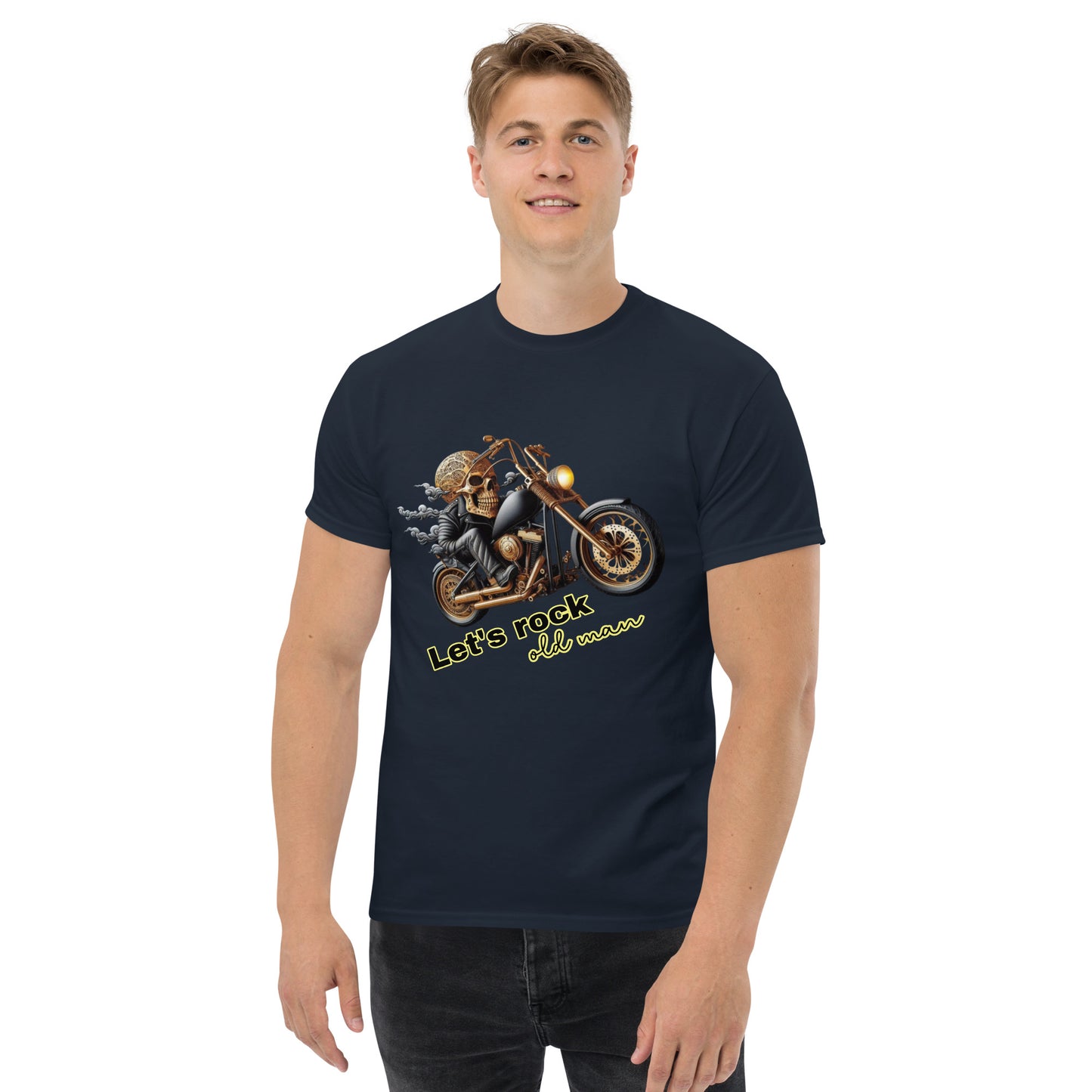 Unisex classic tee, Old Men, Motorad, Bike