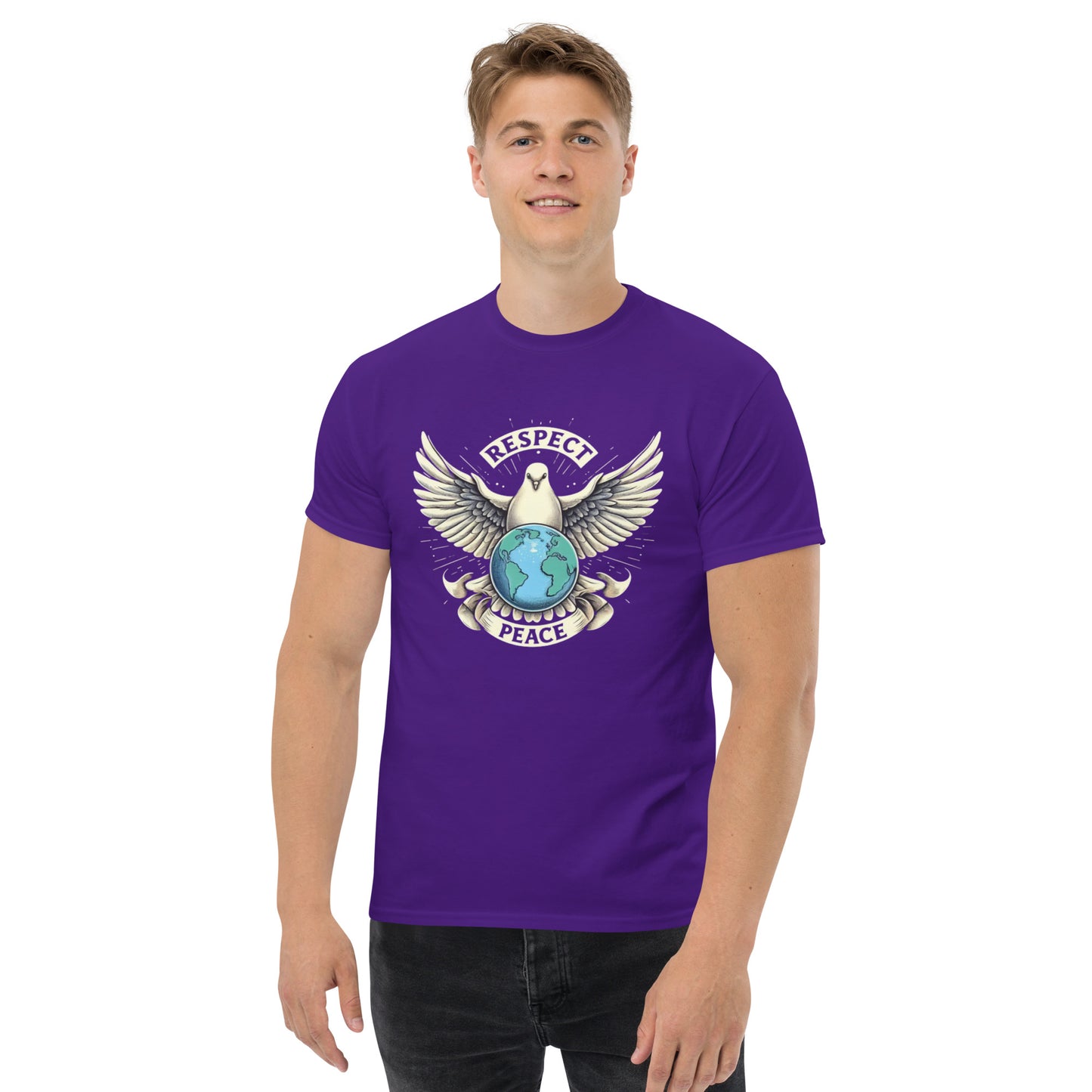 Unisex classic tee, Peace and Respect