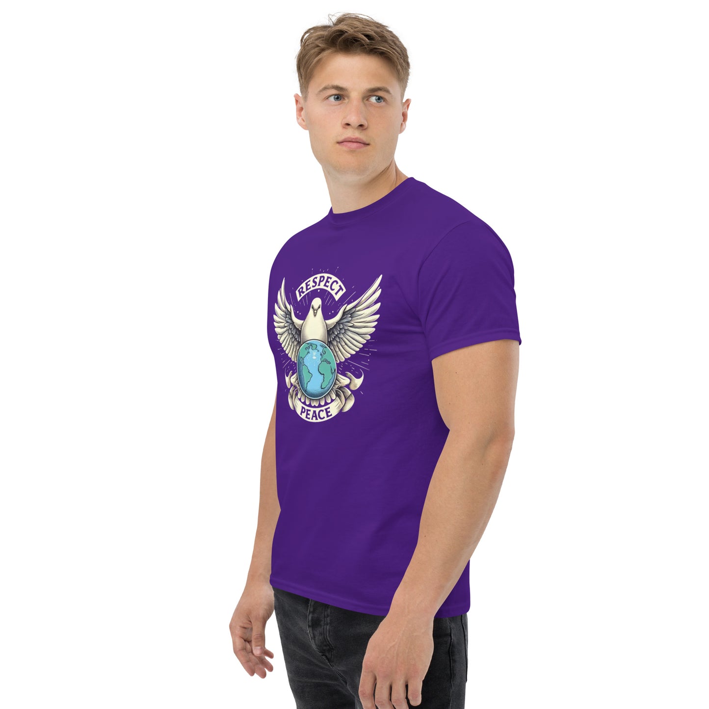 Unisex classic tee, Peace and Respect