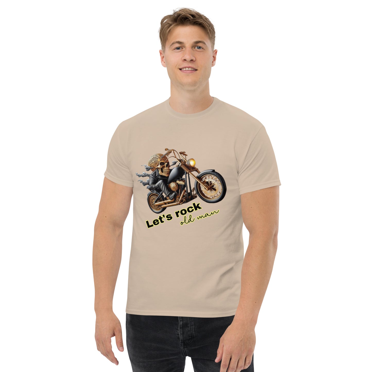Unisex classic tee, Old Men, Motorad, Bike