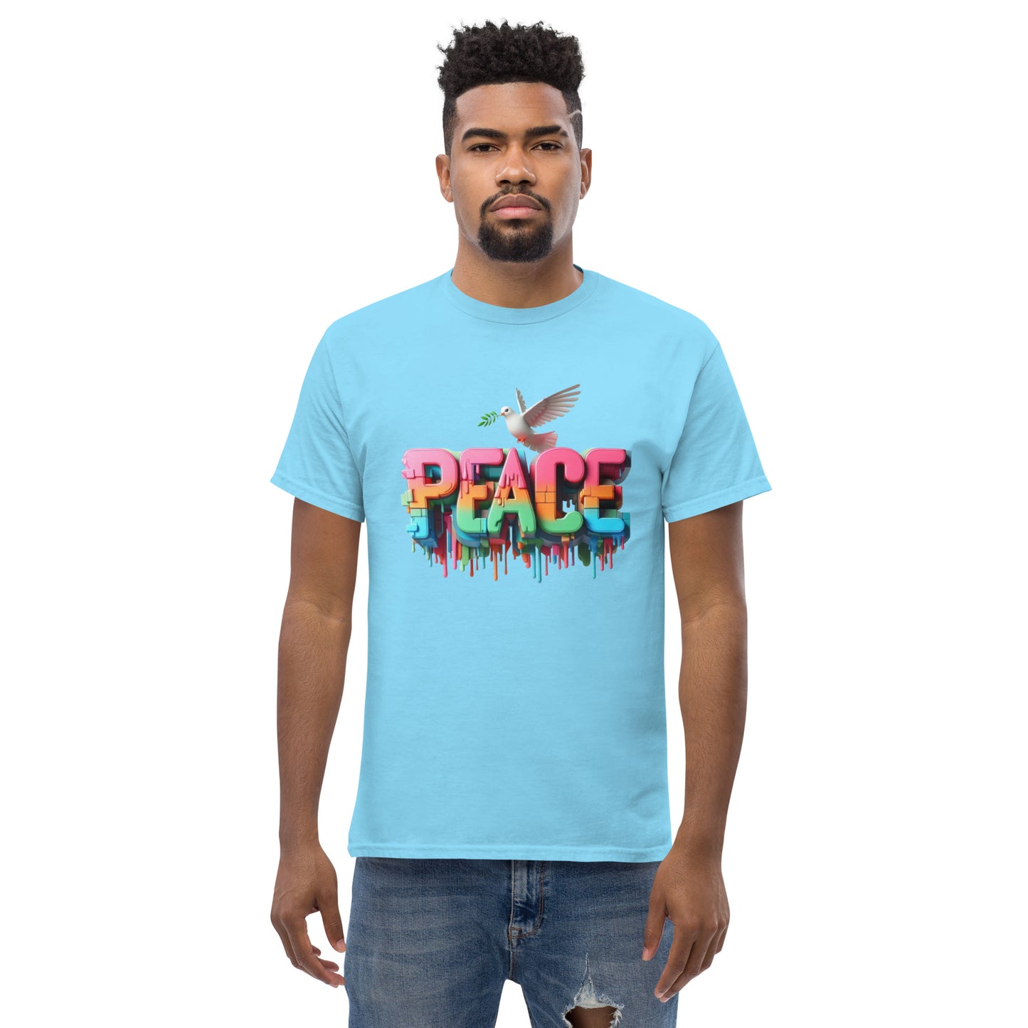 Men's classic tee, Peace