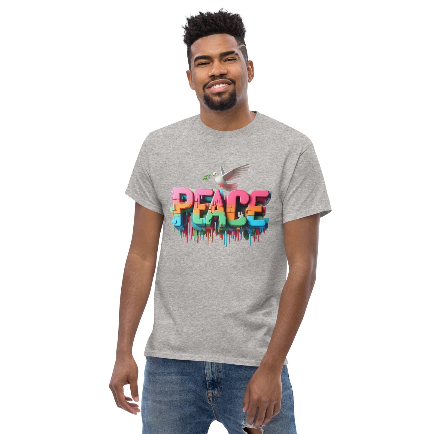Men's classic tee, Peace