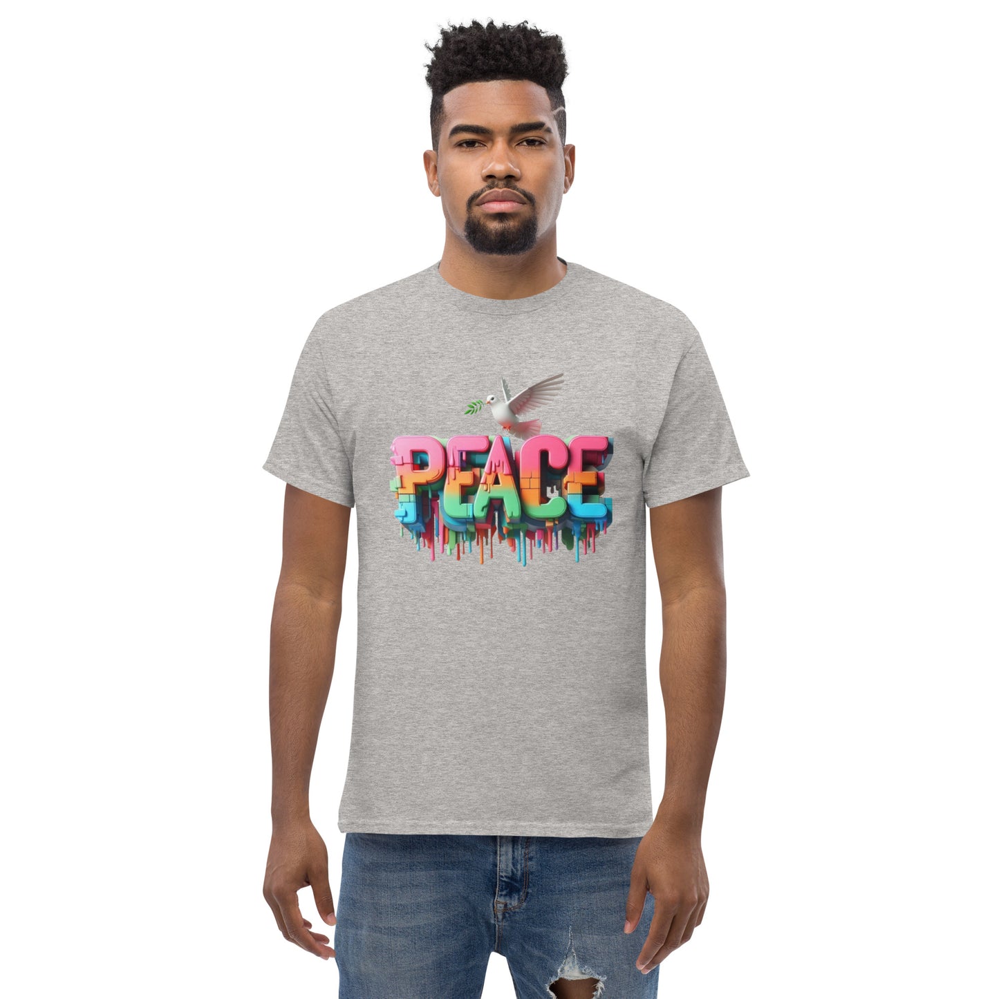 Men's classic tee, Peace