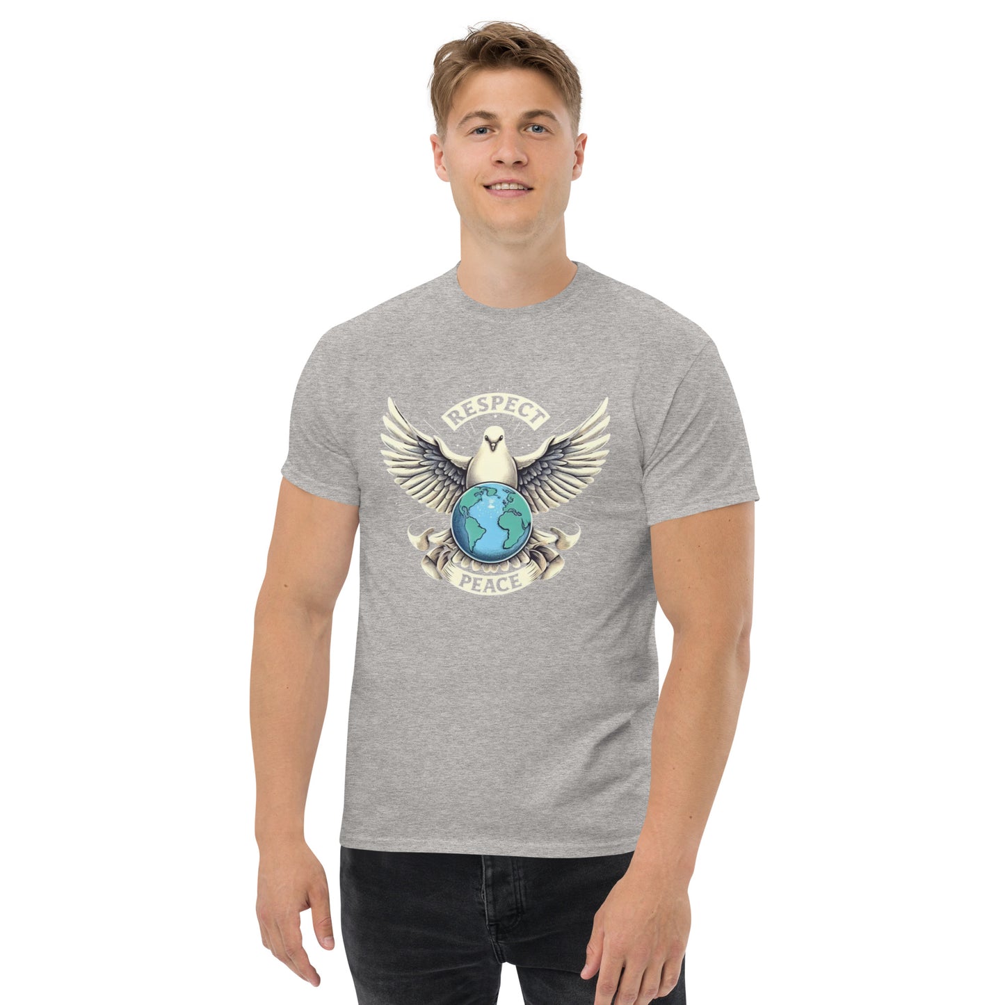 Unisex classic tee, Peace and Respect