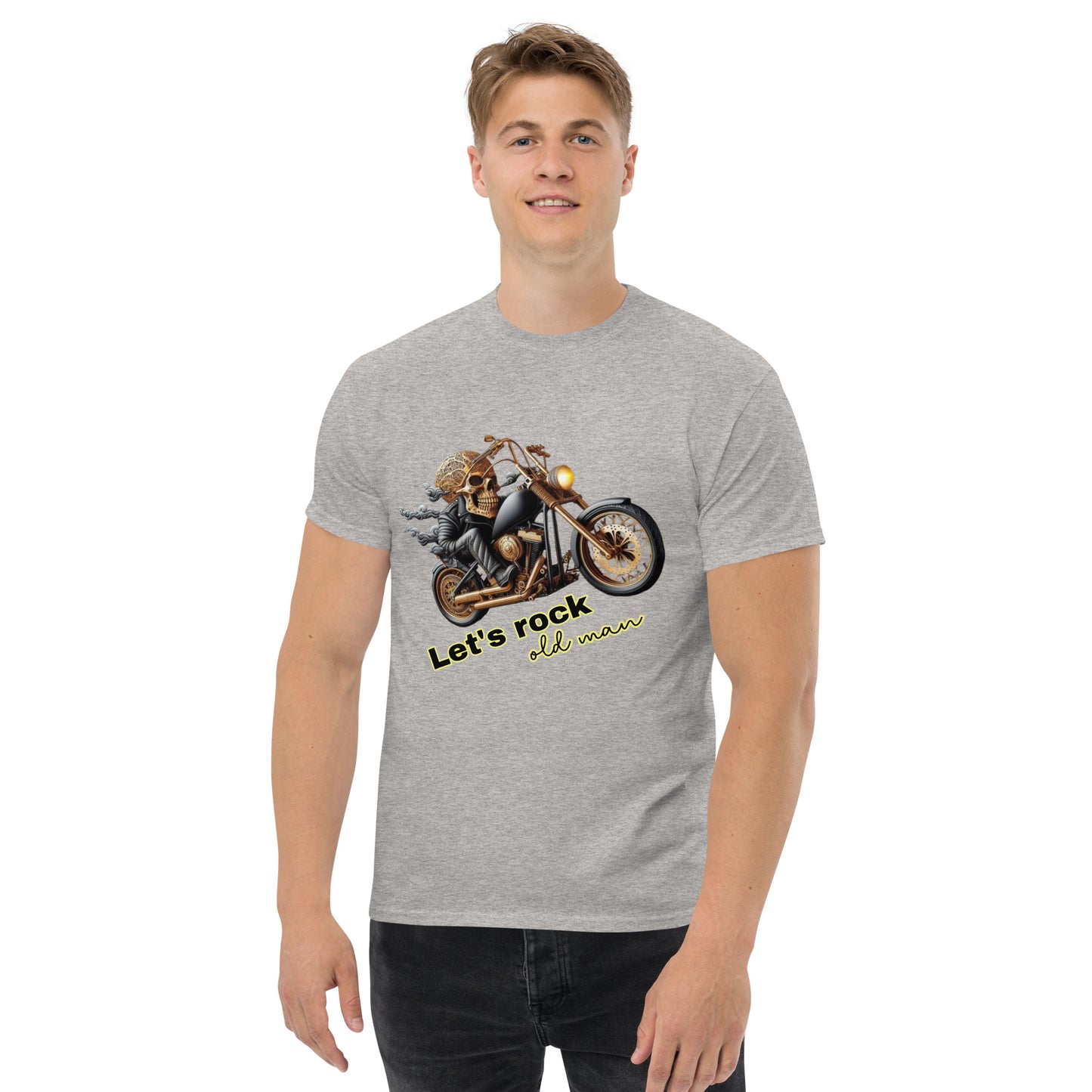 Unisex classic tee, Old Men, Motorad, Bike
