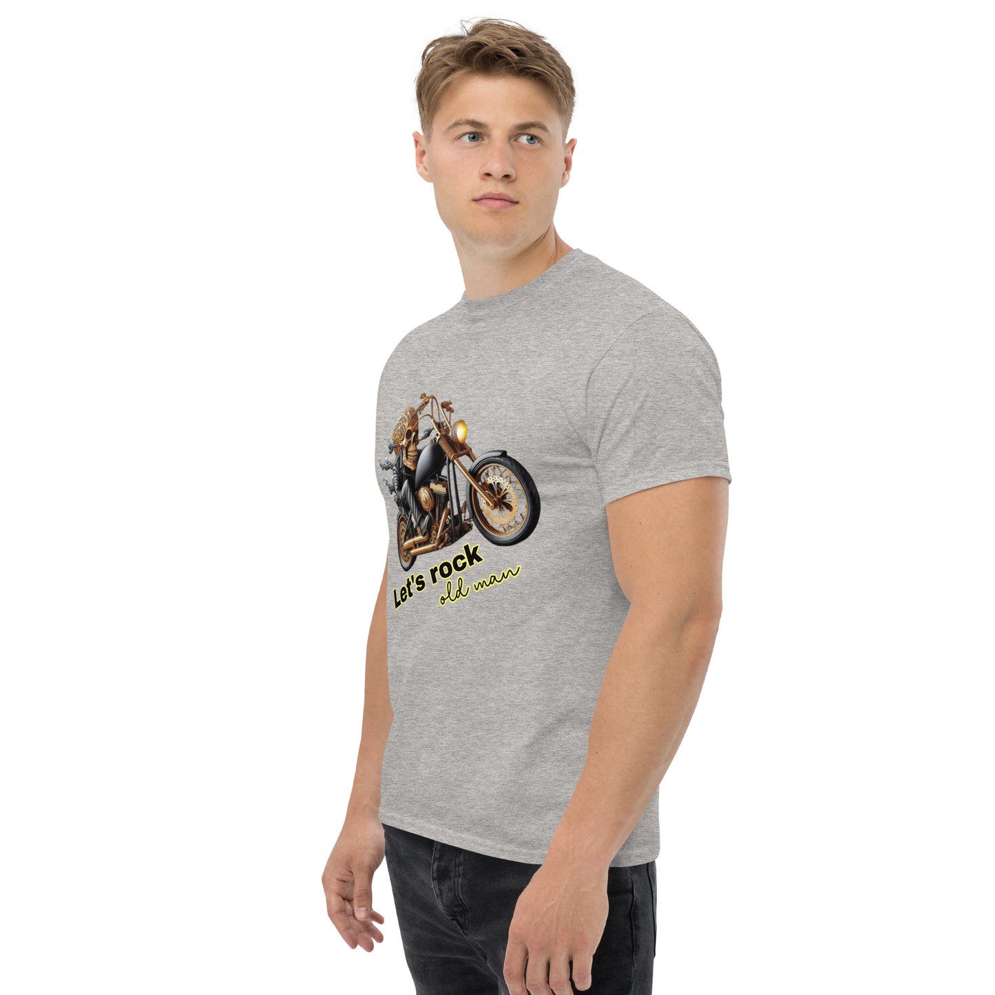 Unisex classic tee, Old Men, Motorad, Bike