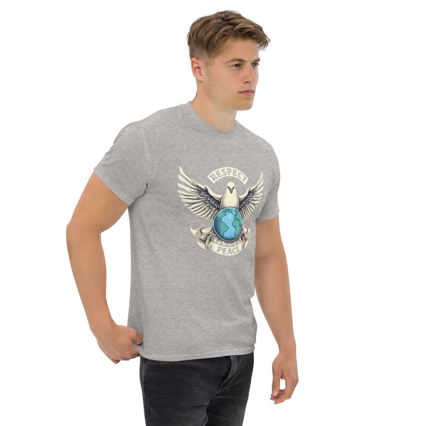 Unisex classic tee, Peace and Respect