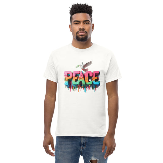 Men's classic tee, Peace