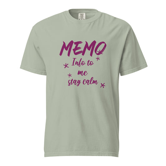 Schweres textilgefärbtes Unisex-T-Shirt