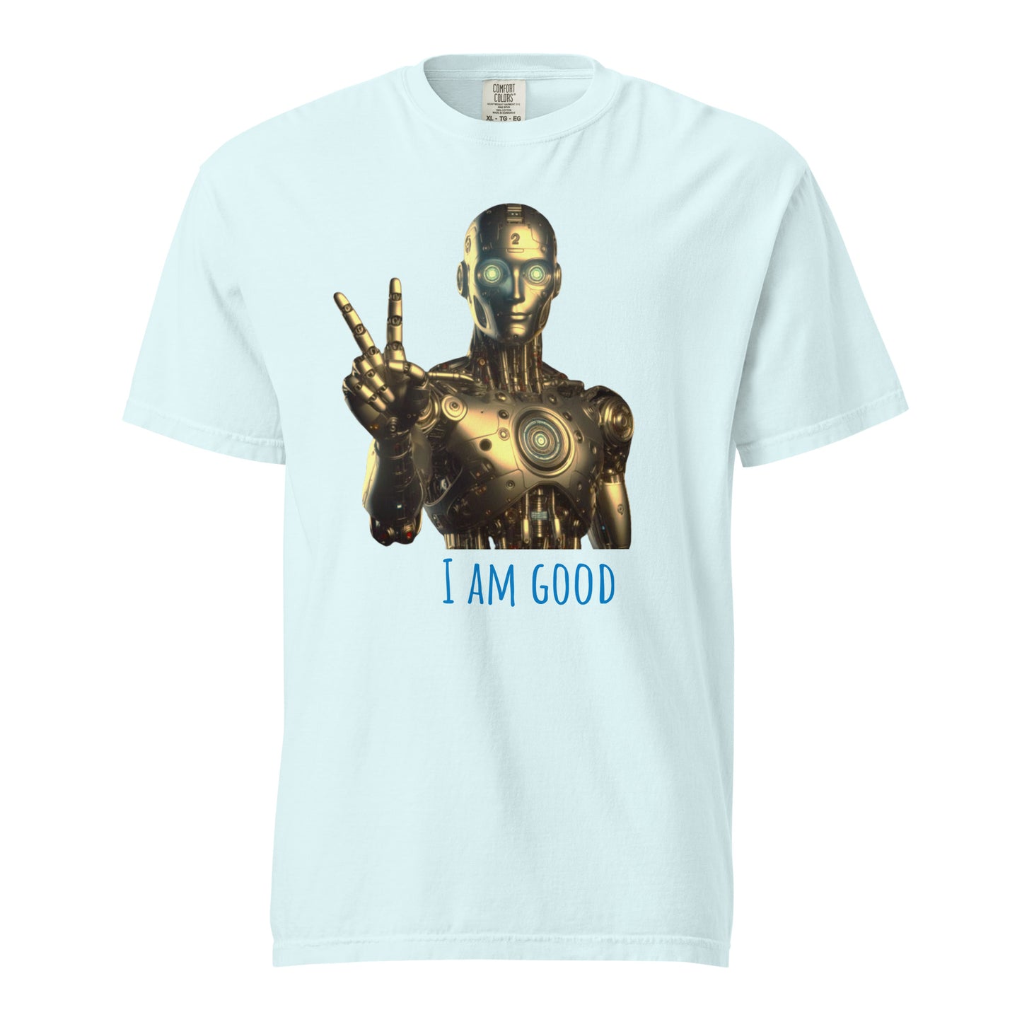 Schweres textilgefärbtes Unisex-T-Shirt