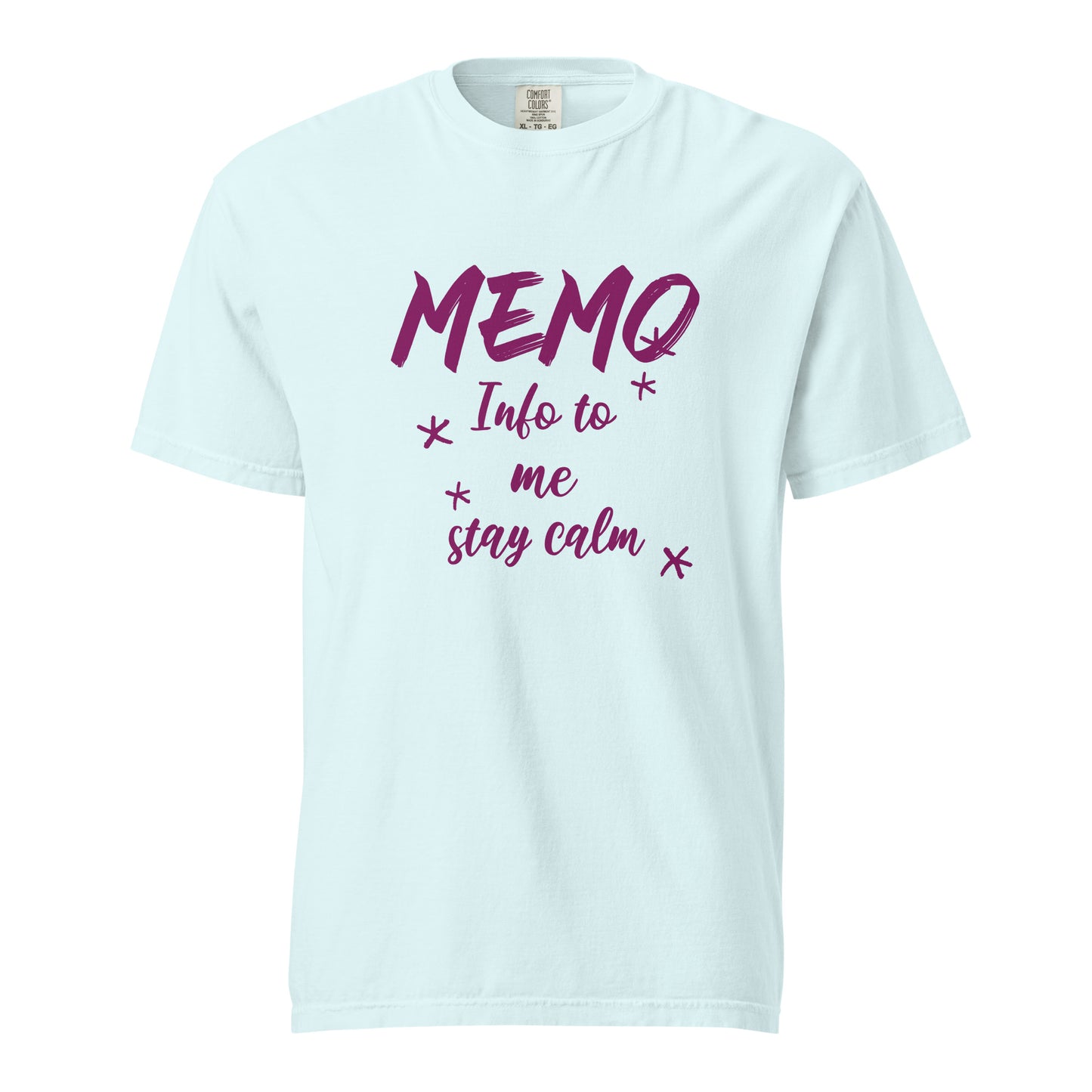 Schweres textilgefärbtes Unisex-T-Shirt