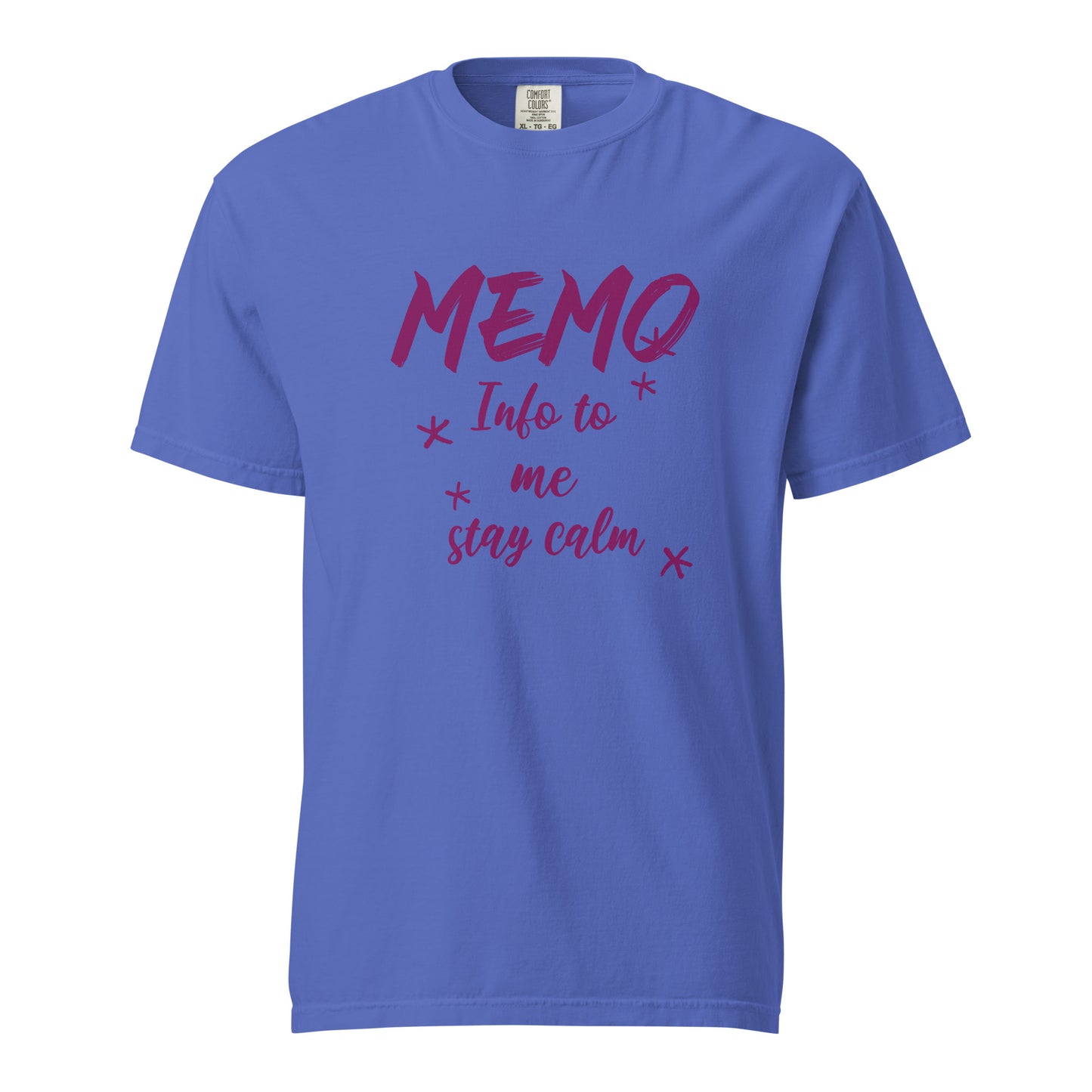 Schweres textilgefärbtes Unisex-T-Shirt