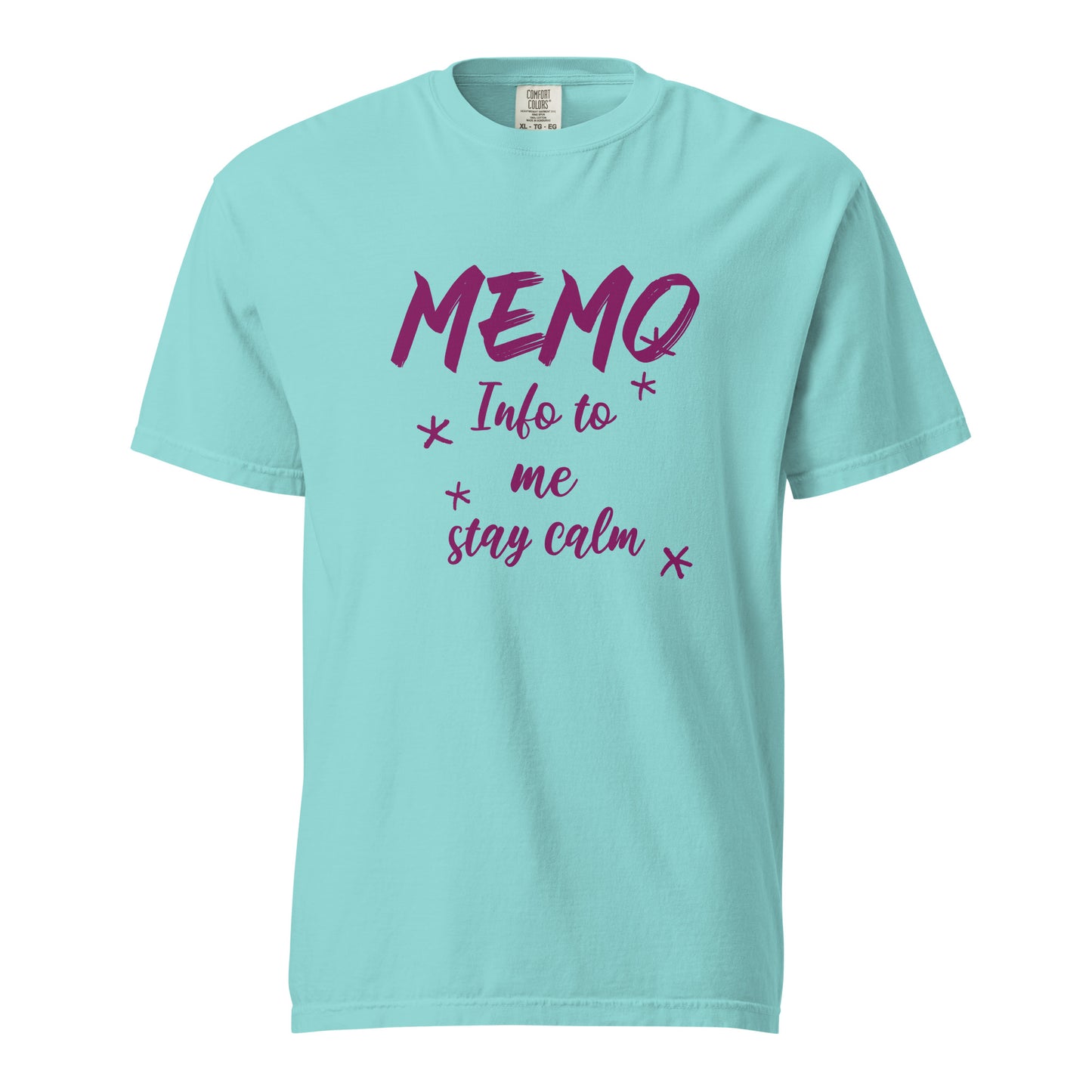 Schweres textilgefärbtes Unisex-T-Shirt