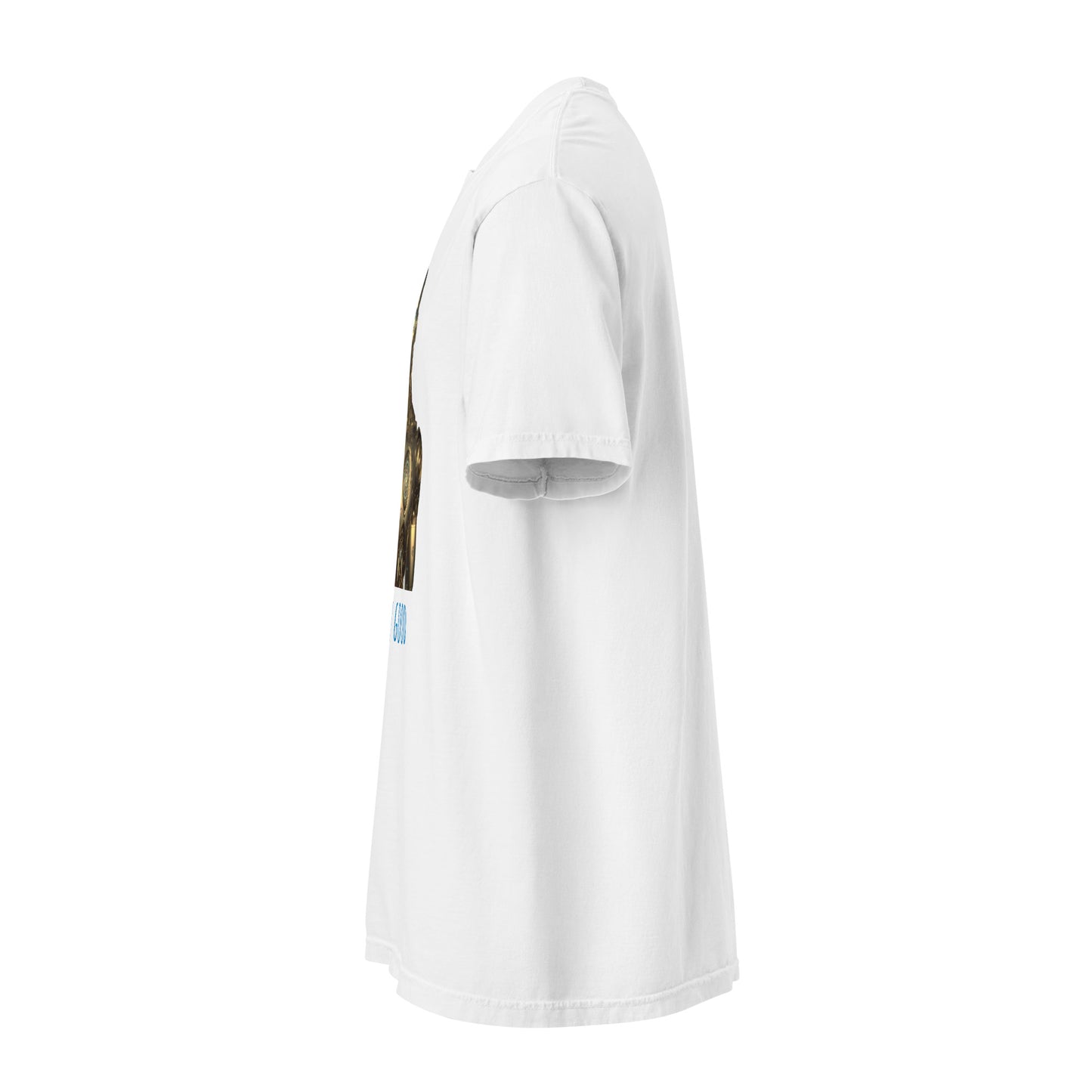 Schweres textilgefärbtes Unisex-T-Shirt