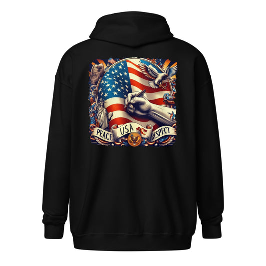 Unisex heavy blend zip hoodie
