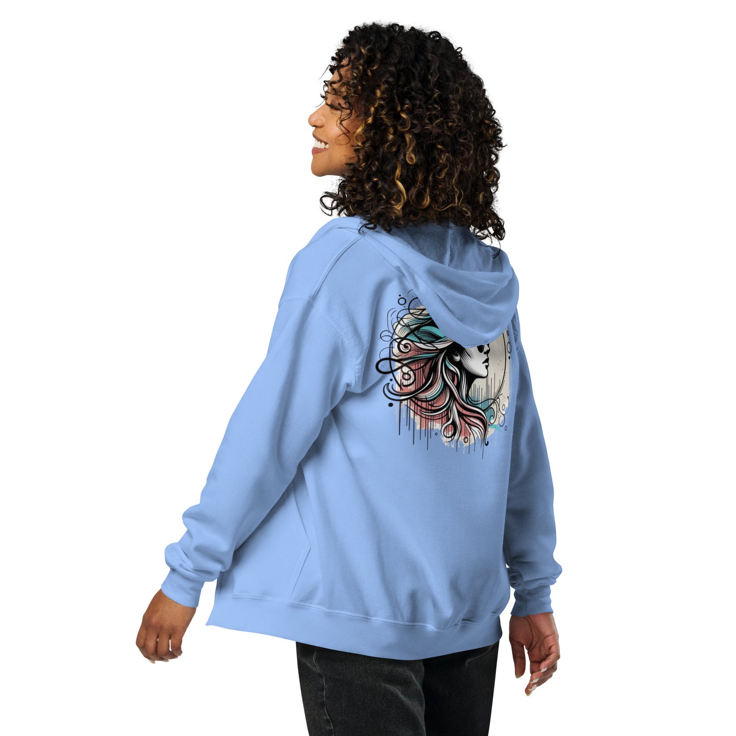 Unisex heavy blend zip hoodie