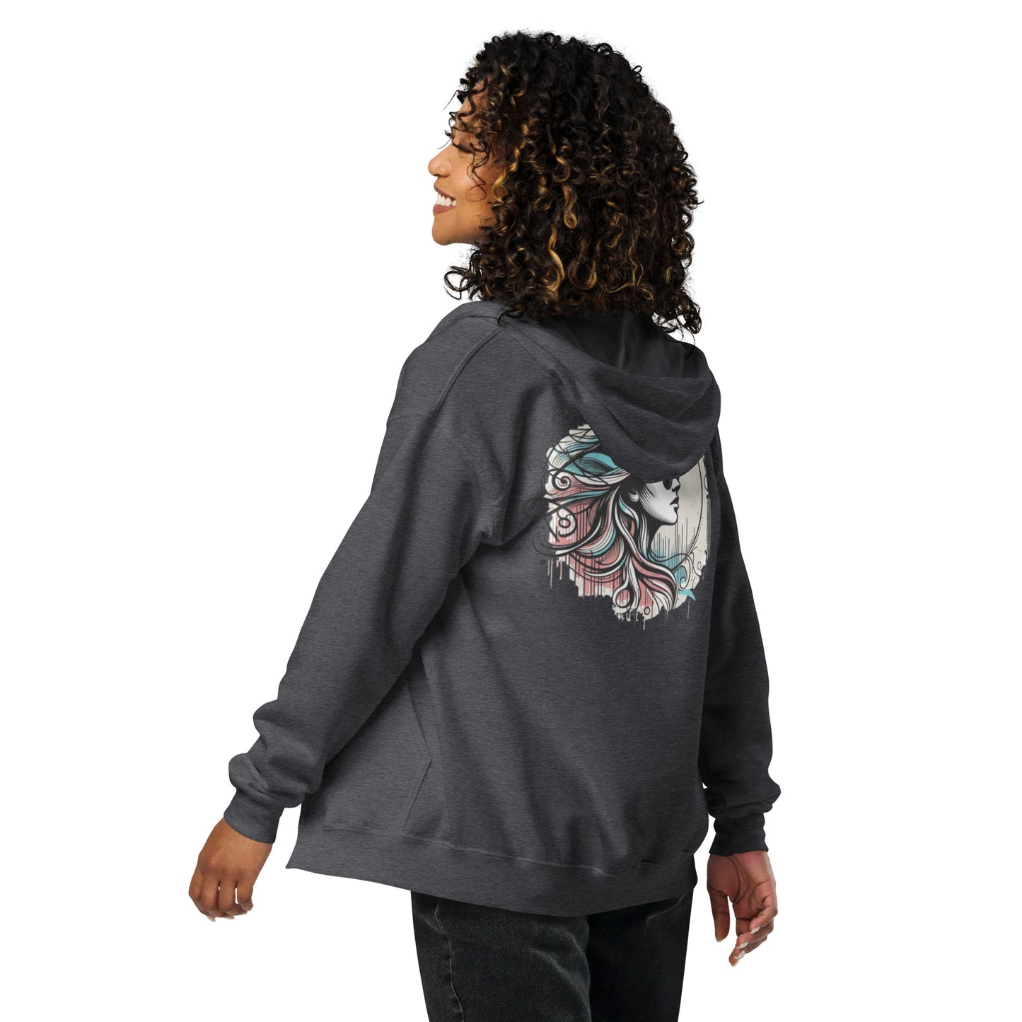 Unisex heavy blend zip hoodie