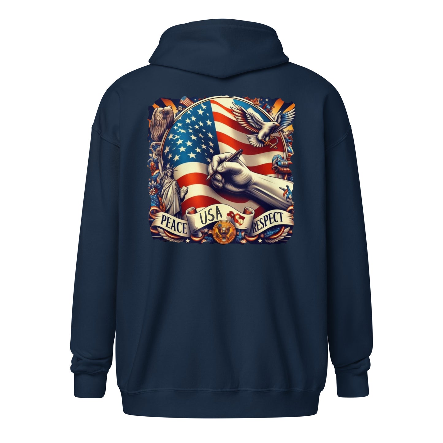 Unisex heavy blend zip hoodie