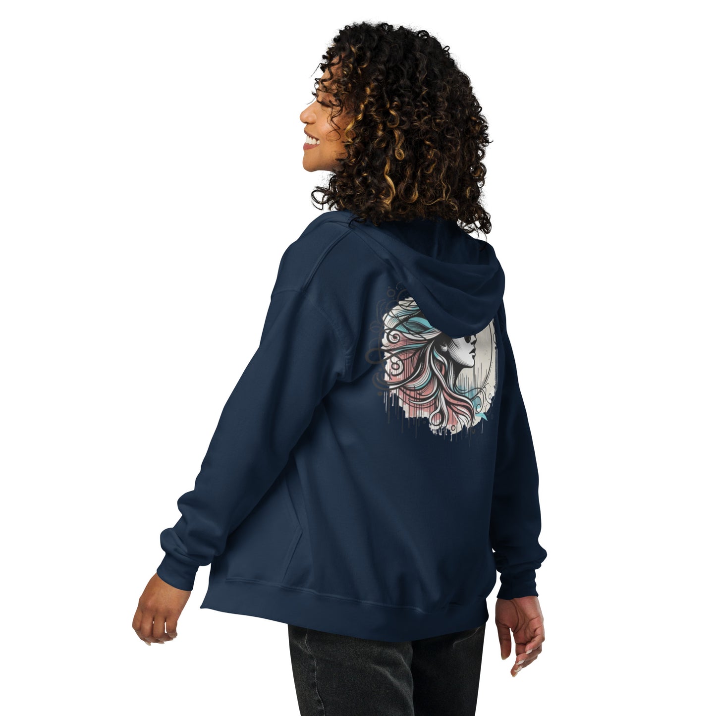 Unisex heavy blend zip hoodie