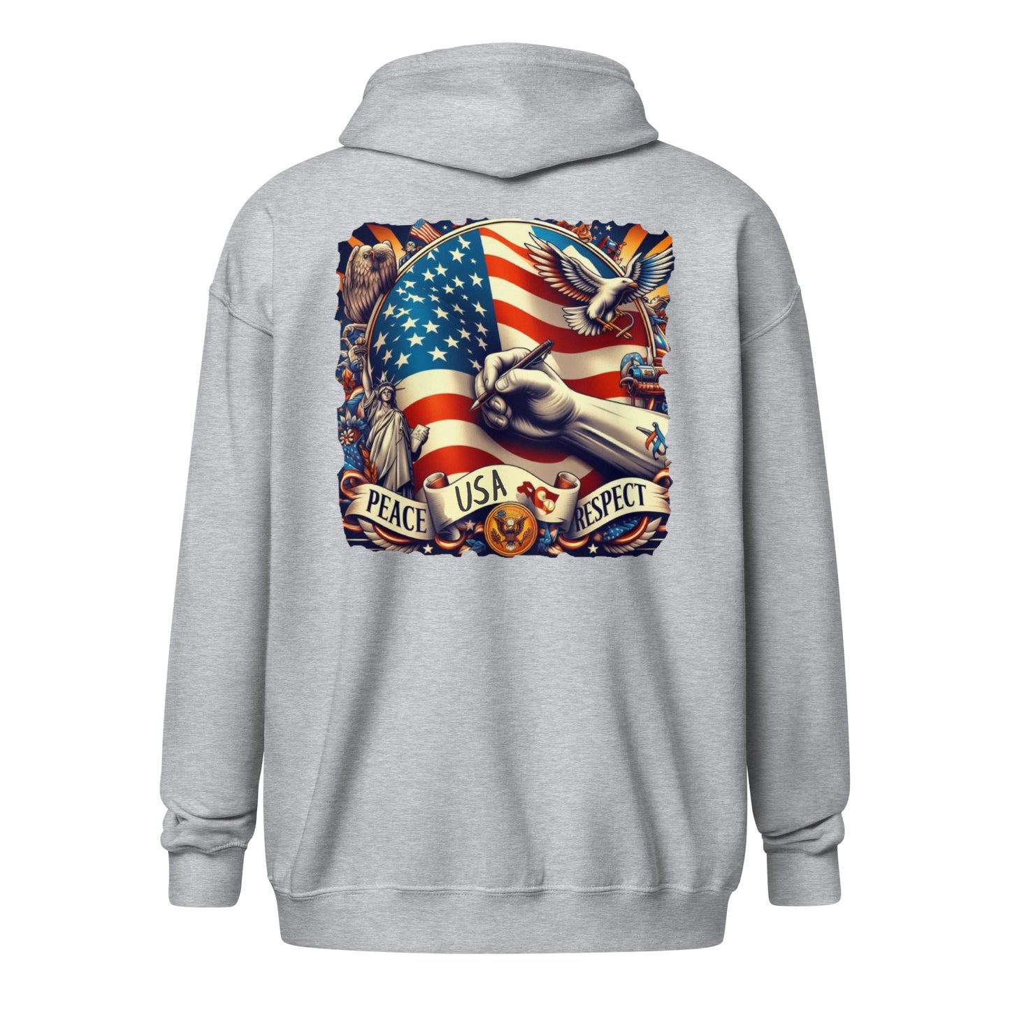 Unisex heavy blend zip hoodie
