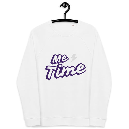 Unisex organic raglan sweatshirt