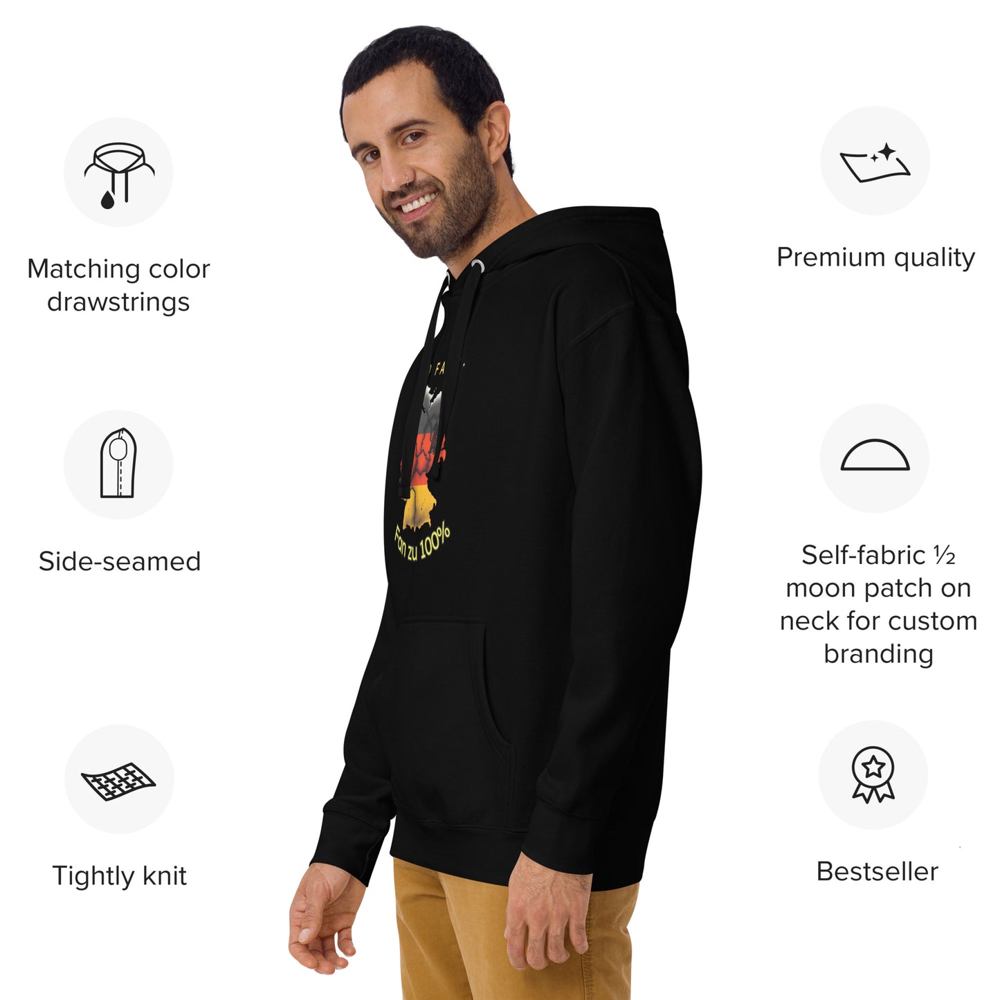 Unisex-Kapuzenpullover