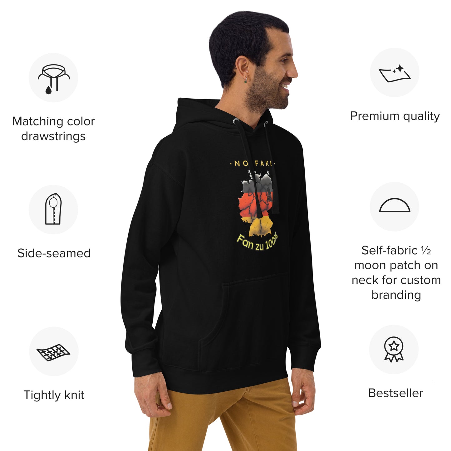 Unisex-Kapuzenpullover