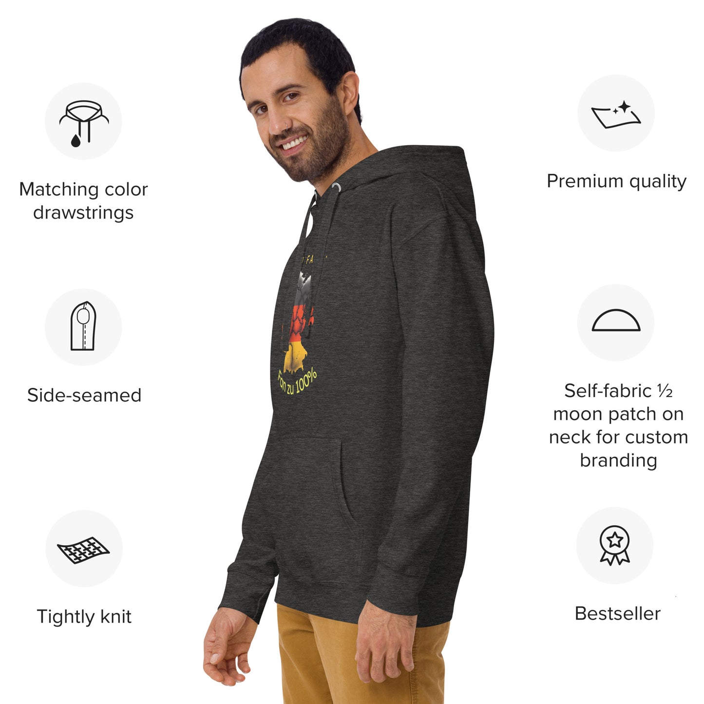 Unisex-Kapuzenpullover