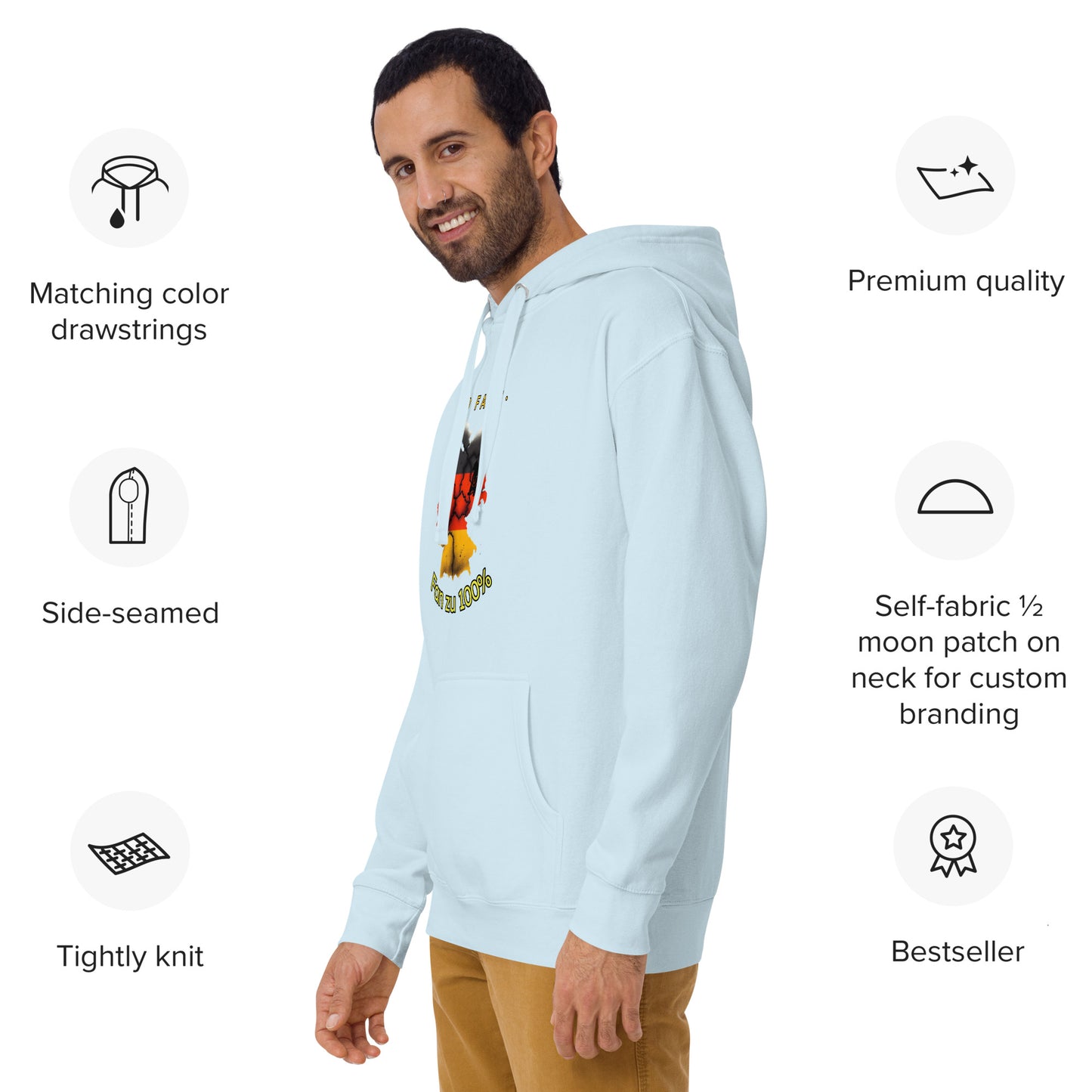 Unisex-Kapuzenpullover
