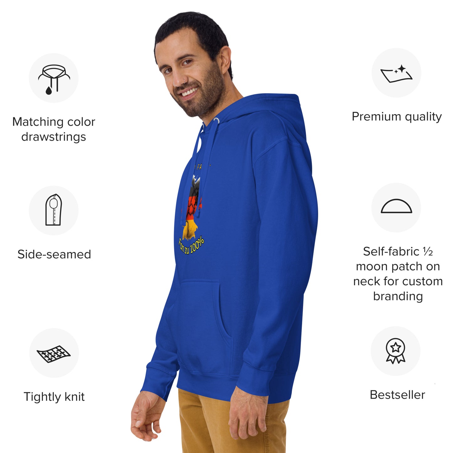 Unisex-Kapuzenpullover