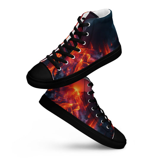 Women’s high top canvas shoes