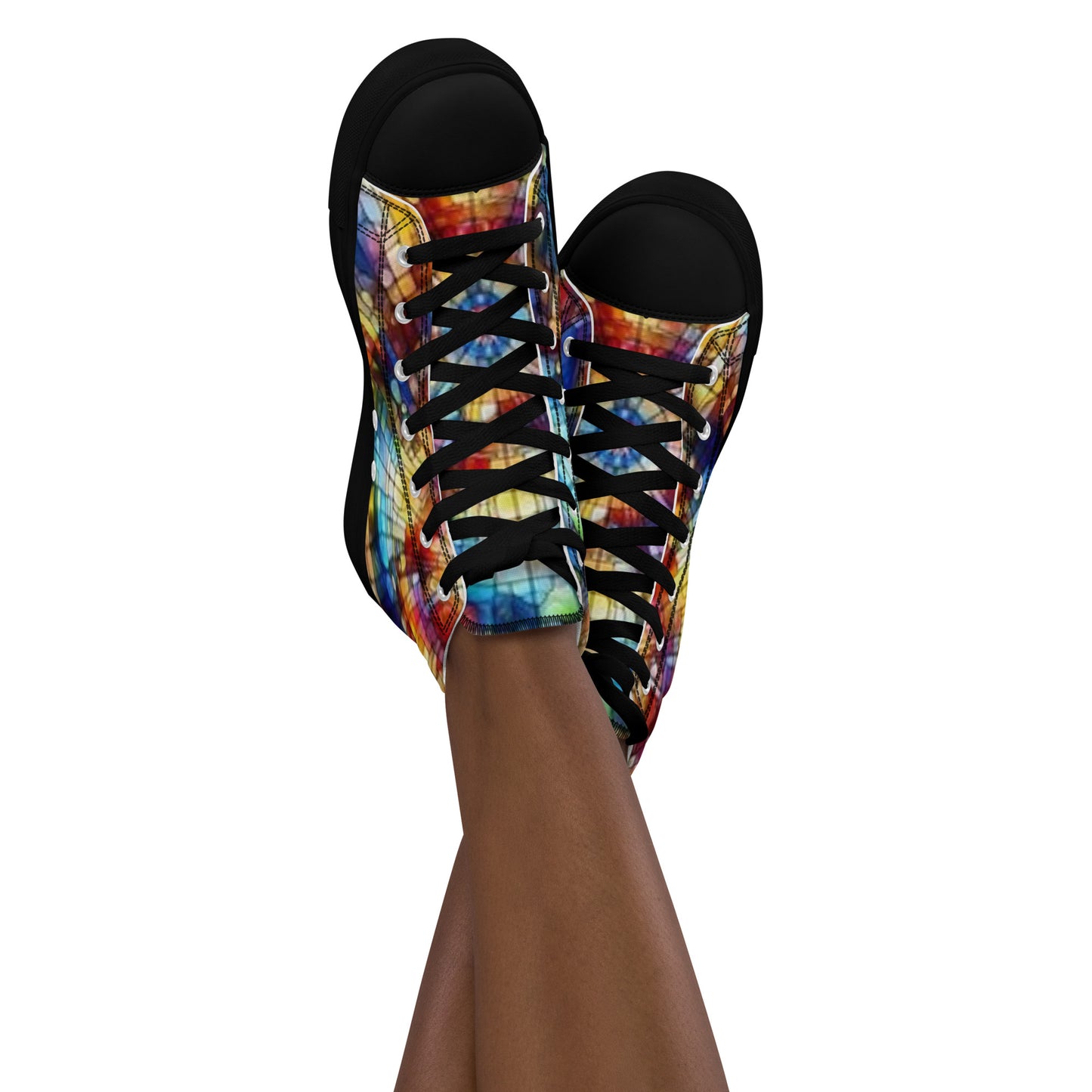 Women’s high top canvas shoes