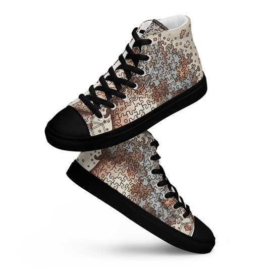 Women’s high top canvas shoes