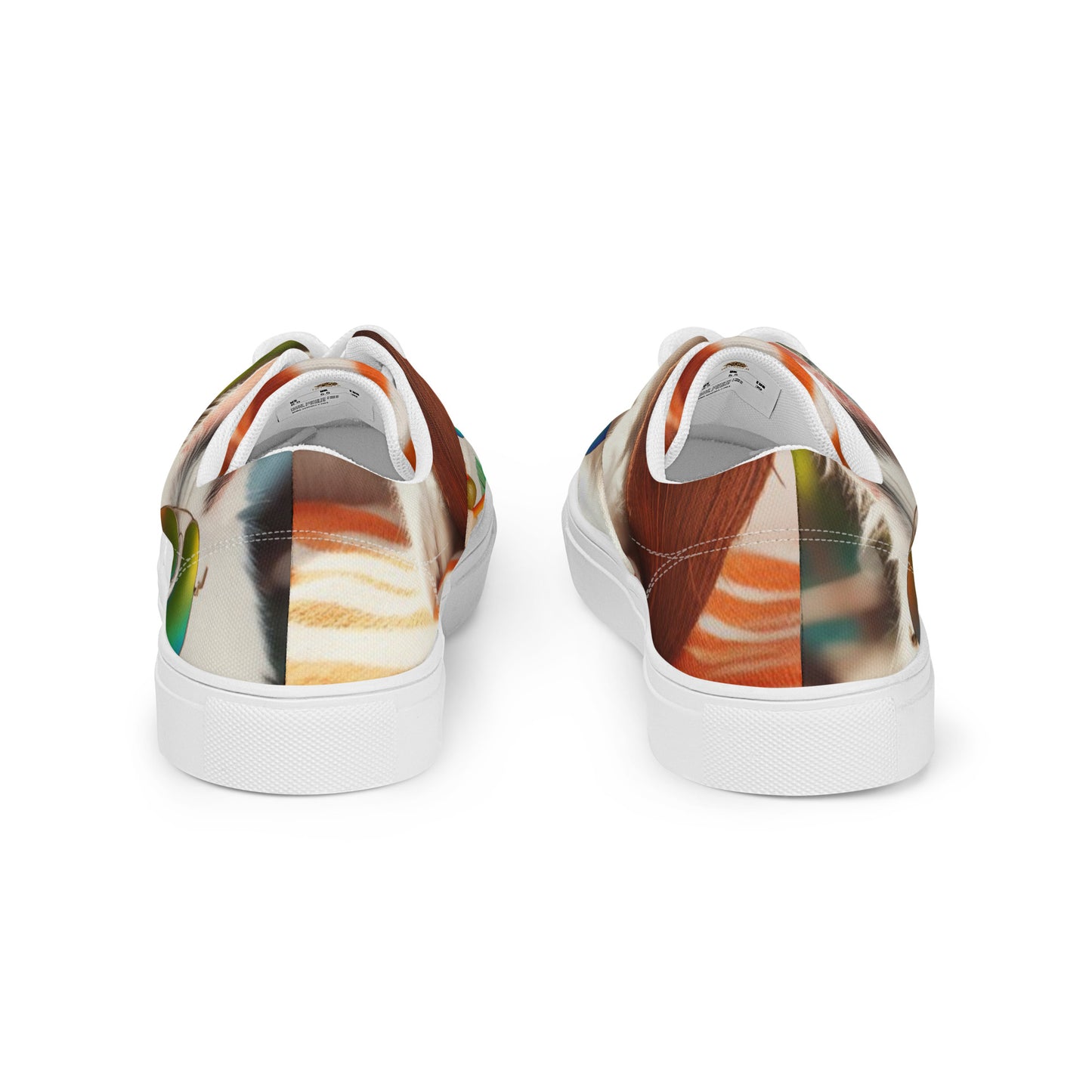 Women’s lace-up canvas shoes
